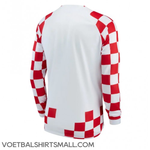 Kroatië Voetbalkleding Thuisshirt WK 2022 Lange Mouwen
